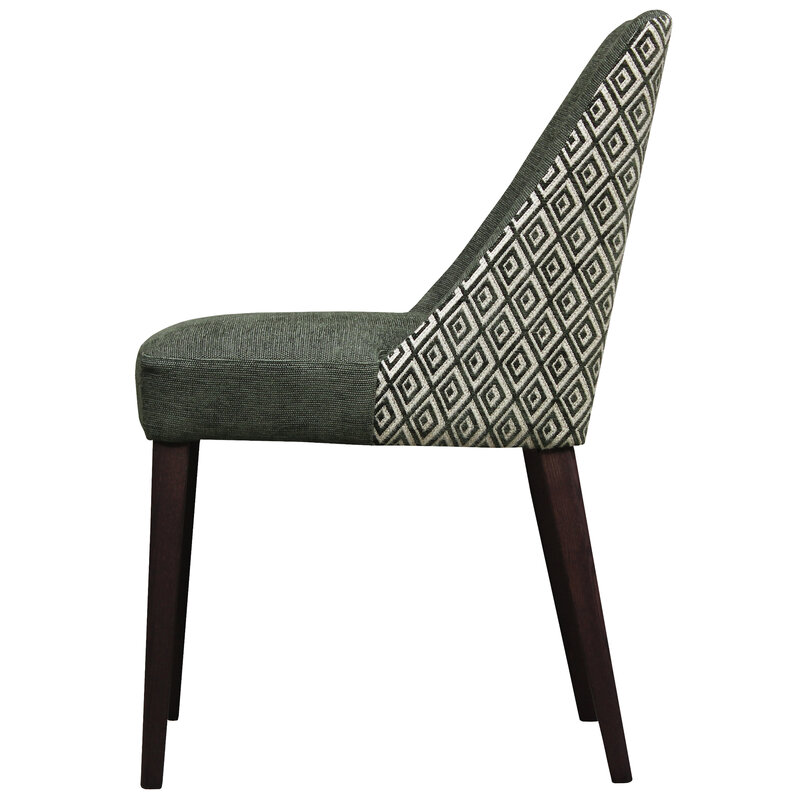 Busetto S054C Modern chair with solid beech or ash wood legs 2