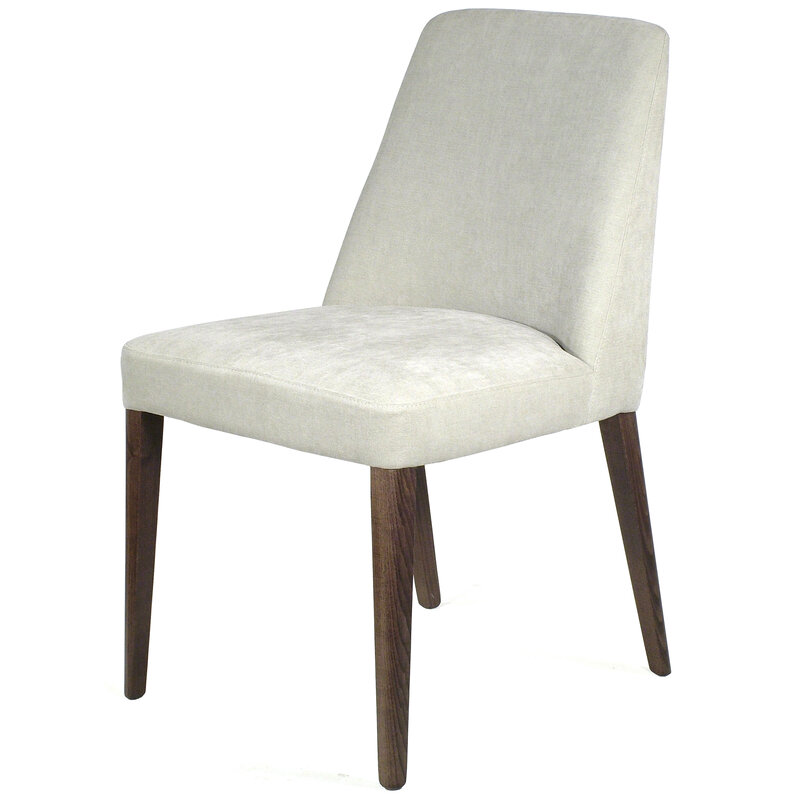 Busetto S054P Modern chair with solid beech or ash wood legs 1