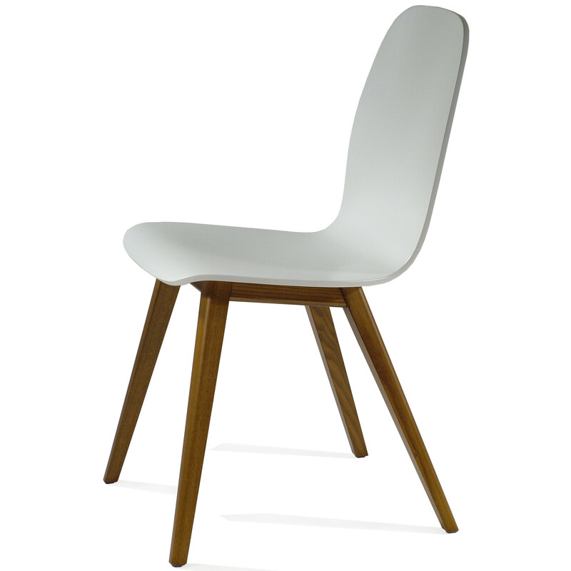 Busetto S057L Modern ash or beech wood chair, available in a choice of finishes 1