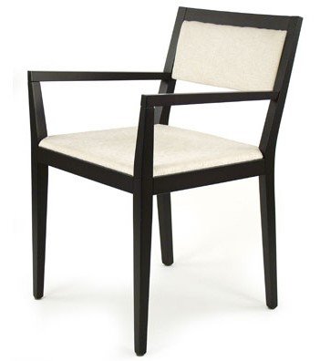 Busetto S104A Modern chair with armrest made in solid beech or ash wood, available in a choice of finishes 1