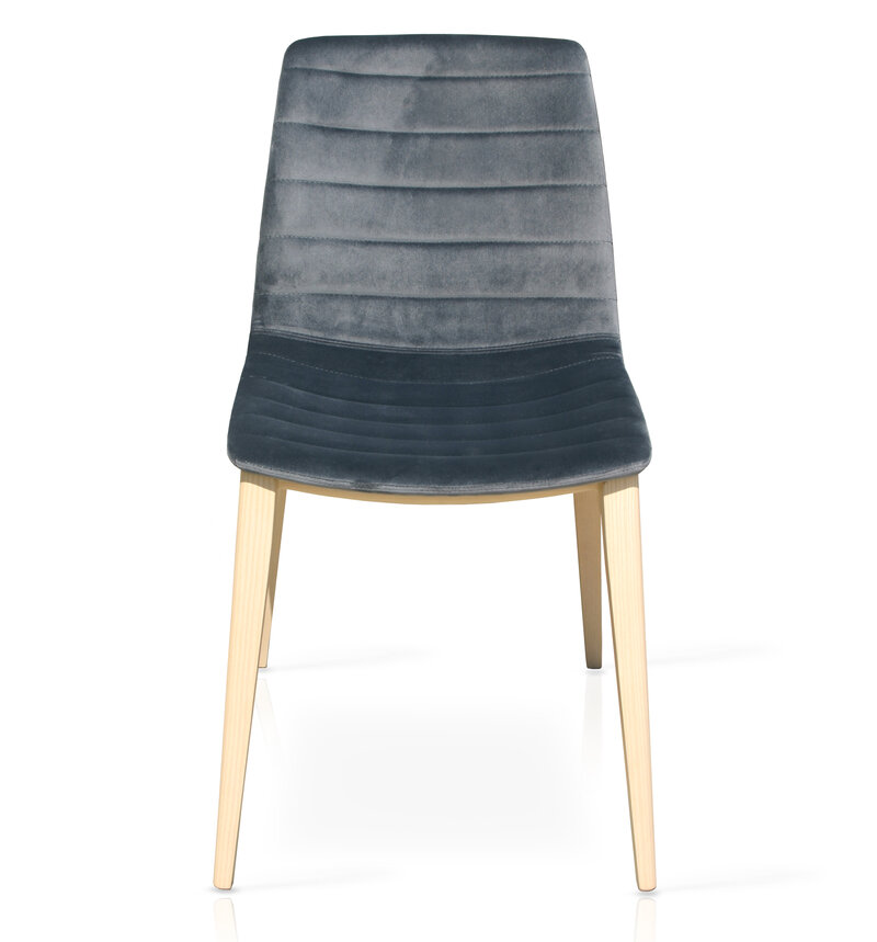 Busetto S061Q Modern chair with solid beech or  ash legs 2