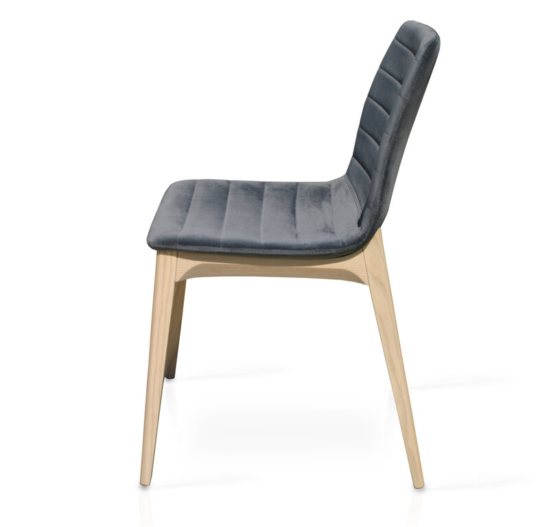 Busetto S061Q Modern chair with solid beech or  ash legs 3