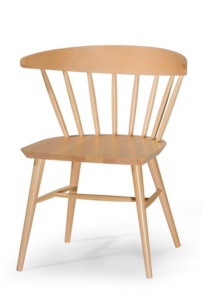 Busetto S931A Country style chair made in solid beech wood, available in a choice of finishes 1