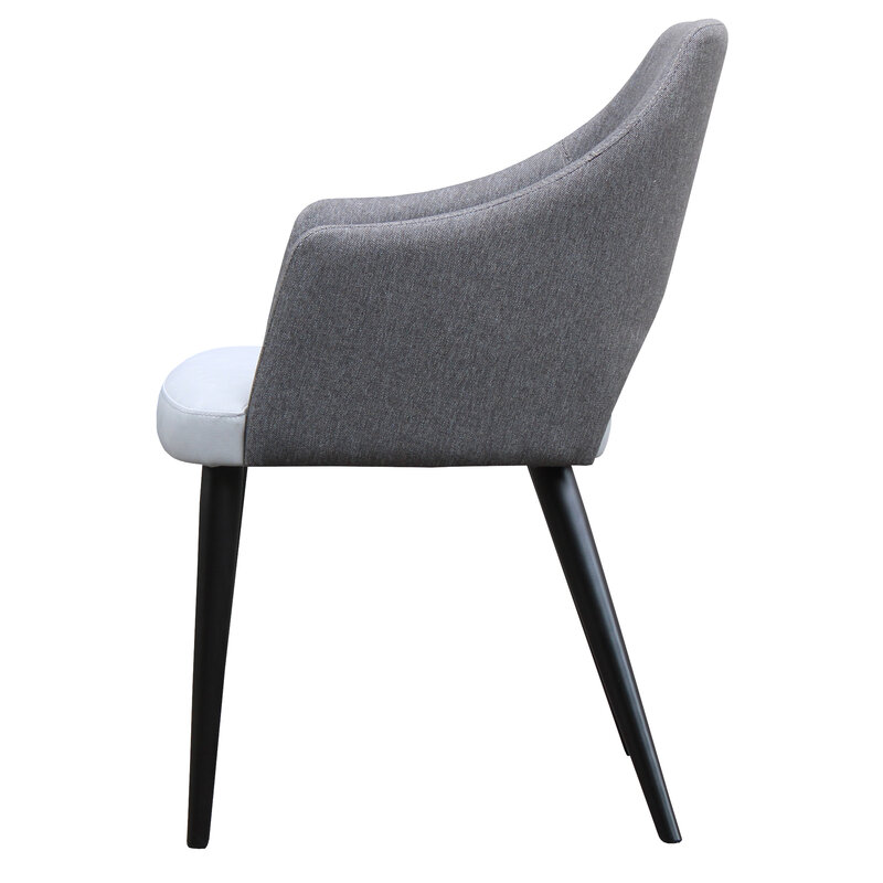 Busetto S025AF Modern armchair with solid beech or ash wood legs 3