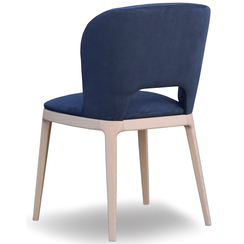 Busetto S035QF Modern chair with solid beech or ash wood legs 3