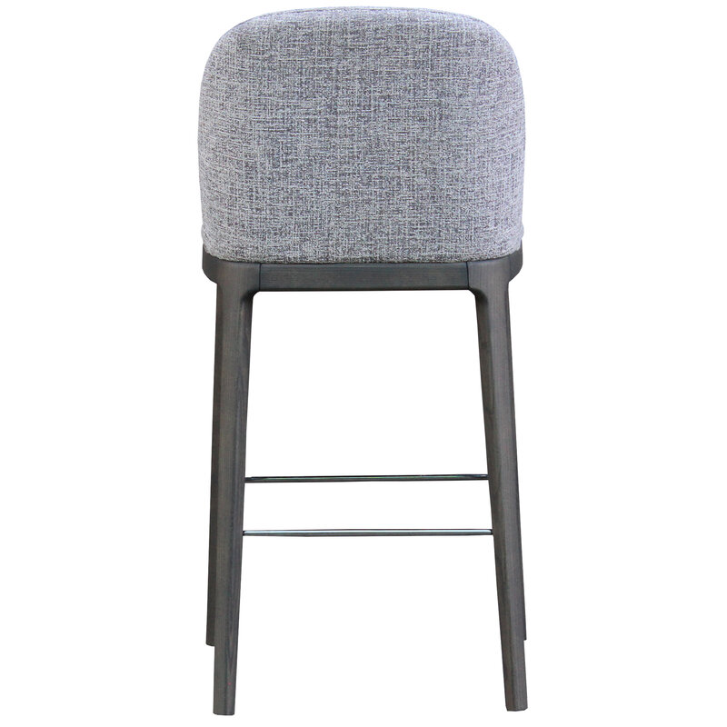 Busetto S035SB Modern barstool with solid beech or ash wood legs 3