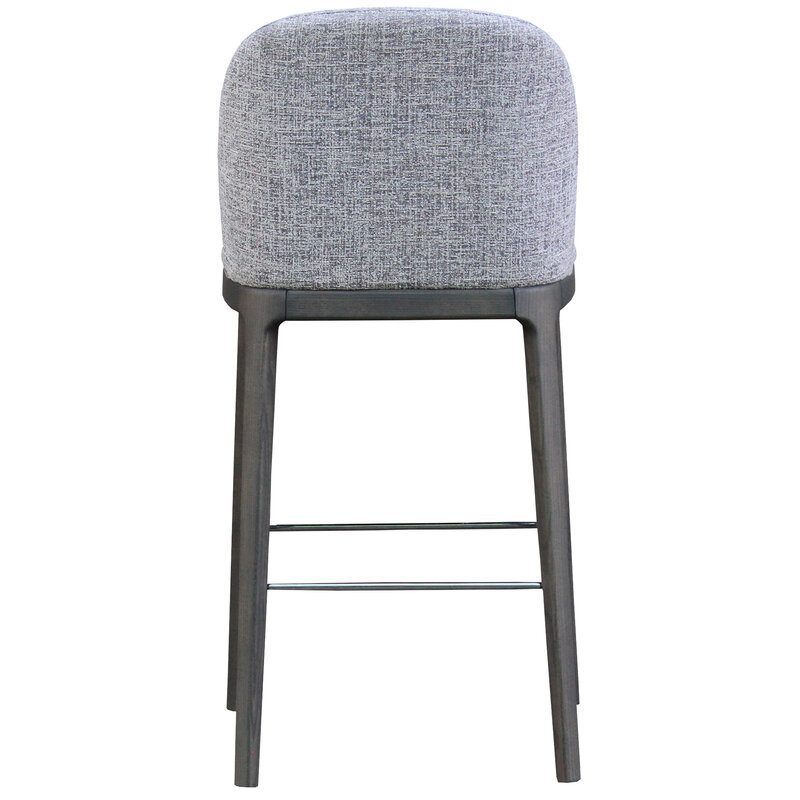 Busetto S035SB Modern barstool with solid beech or ash wood legs 3