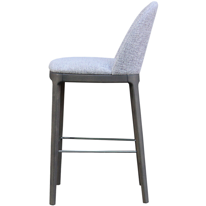 Busetto S035SB Modern barstool with solid beech or ash wood legs 4
