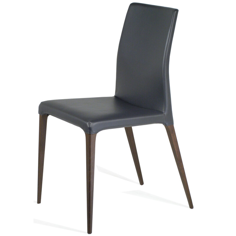 Busetto S049 Modern chair with solid beech or ash wood legs 1