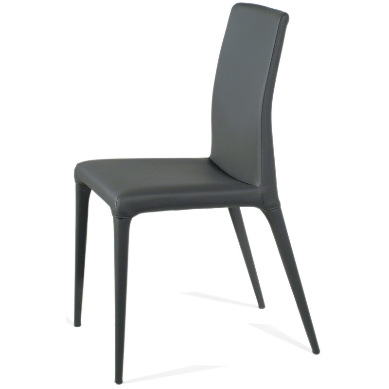 Busetto S049Q Modern chair with solid beech legs, entirely upholstered 1