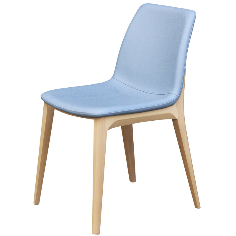 Busetto S061P Modern chair with solid beech or  ash legs 1