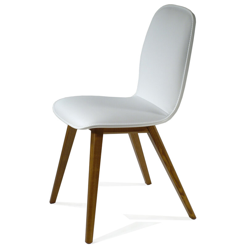 Busetto S057C Modern beech or ash wood chair, available in a choice of finishes 1