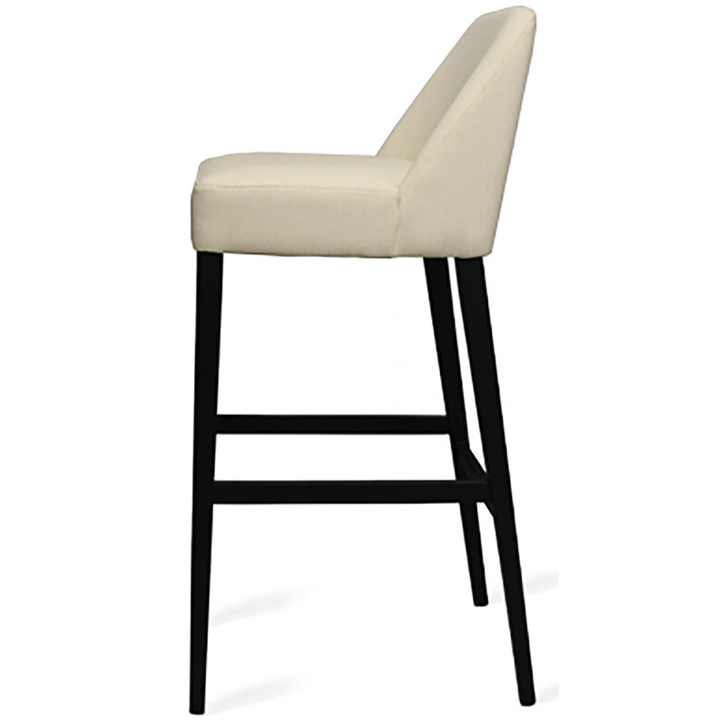 Busetto S054SZ Modern barstool with solid beech or ash wood legs 3