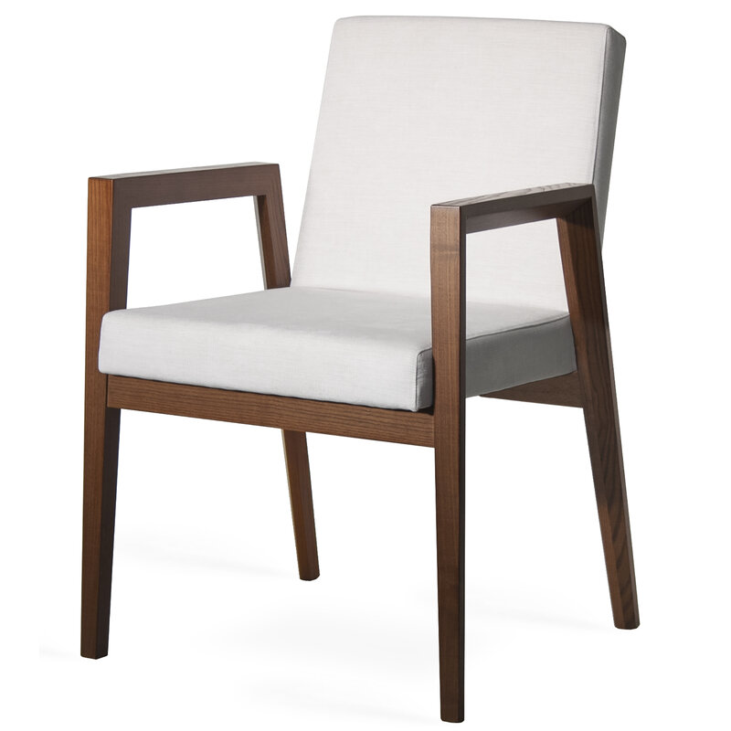 Busetto S066A Armchair in solid ash wood, available in a choice of finishes 1