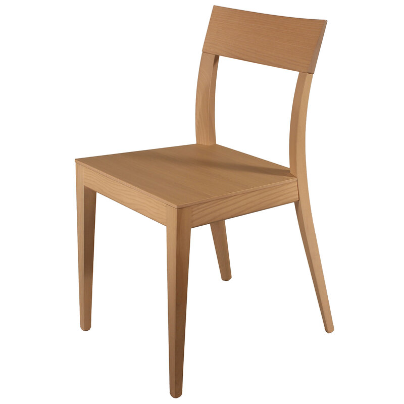 Busetto S090L <p>Contemporary chair in ash or beech solid wood with ash or beech plywood seat, available in a choice of finishes 1