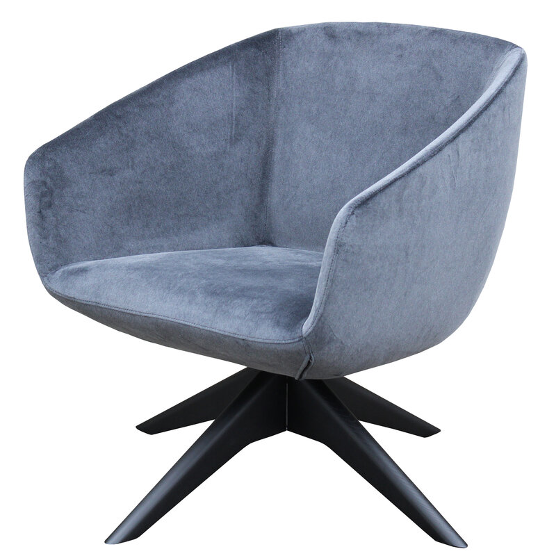 Busetto P263QG Poltrona moderna con basamento girevole in massello di frassino, verniciatura personalizzabile in tinte da campionario 1