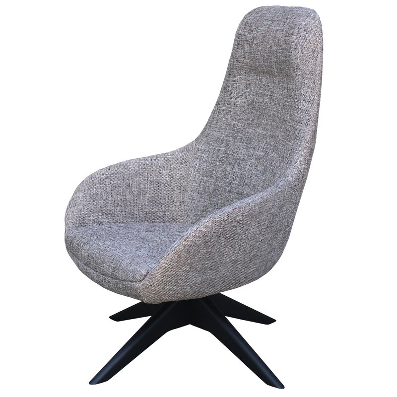 Busetto P279G <p>Poltrona dallo stile moderno con basamento girevole in massello di frassino, verniciatura personalizzabile in tinte da campionario 1