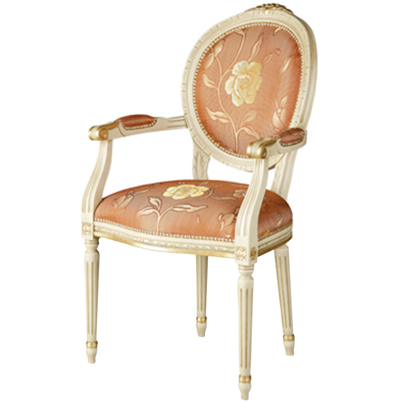 Busetto S661A Poltroncina con braccioli dal design classico in massello di faggio, verniciatura personalizzabile in tinte da campionario 1