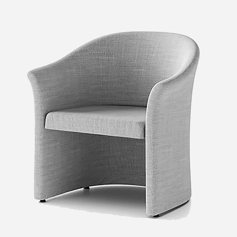 Busetto P295 Poltrona in stile moderno con piedini regolabili (su richiesta disponibile anche su ruote) 1