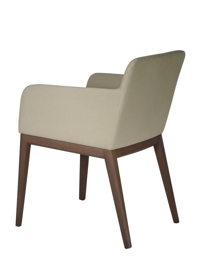 Busetto P034 Poltroncina dallo stile moderno in massello di faggio o frassino, verniciatura personalizzabile in tinte campionario 2