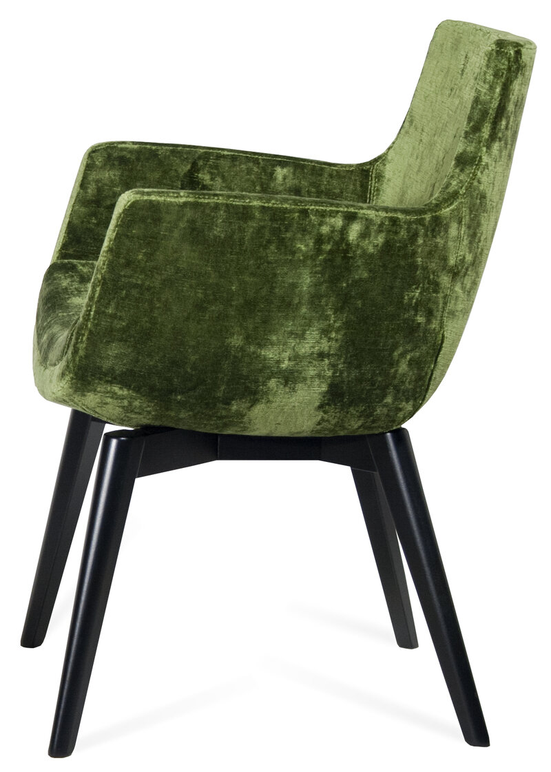 Busetto P265L Poltroncina moderna in massello di faggio, verniciatura personalizzabile in tinte da campionario 2