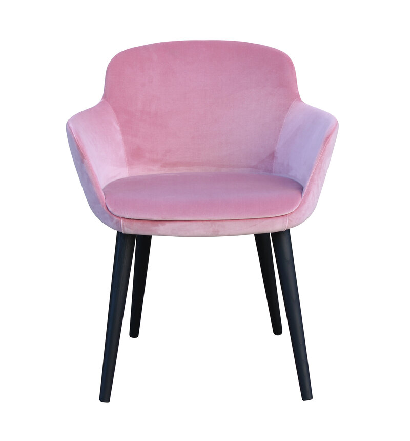 Busetto P259 Poltroncina moderna con braccioli in massello di frassino, verniciatura personalizzabile in tinte da campionario 2