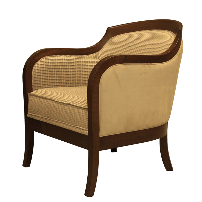 Busetto P412 Poltrona dallo stile classico in massello di faggio, verniciatura personalizzabile in tinte da campionario 1