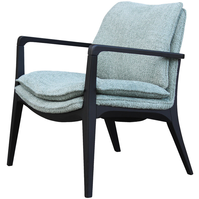 Busetto P006 Poltrona moderna con braccioli in massello di faggio o frassino, verniciatura personalizzabile in tinte da campionario 1