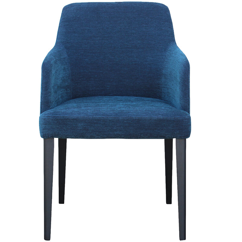 Busetto P011A Poltroncina moderna con braccioli in massello di faggio o frassino 3