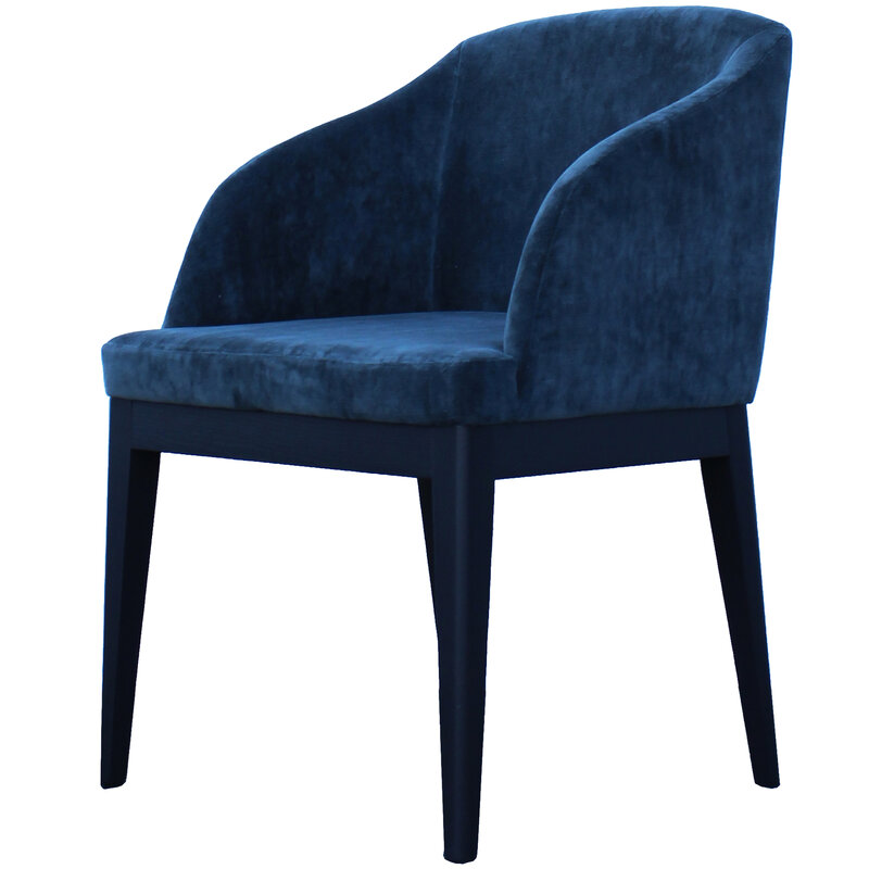 Busetto P019 <p>Modern chair with armrest made in solid beech or ash wood, available in a choice of finishes 1