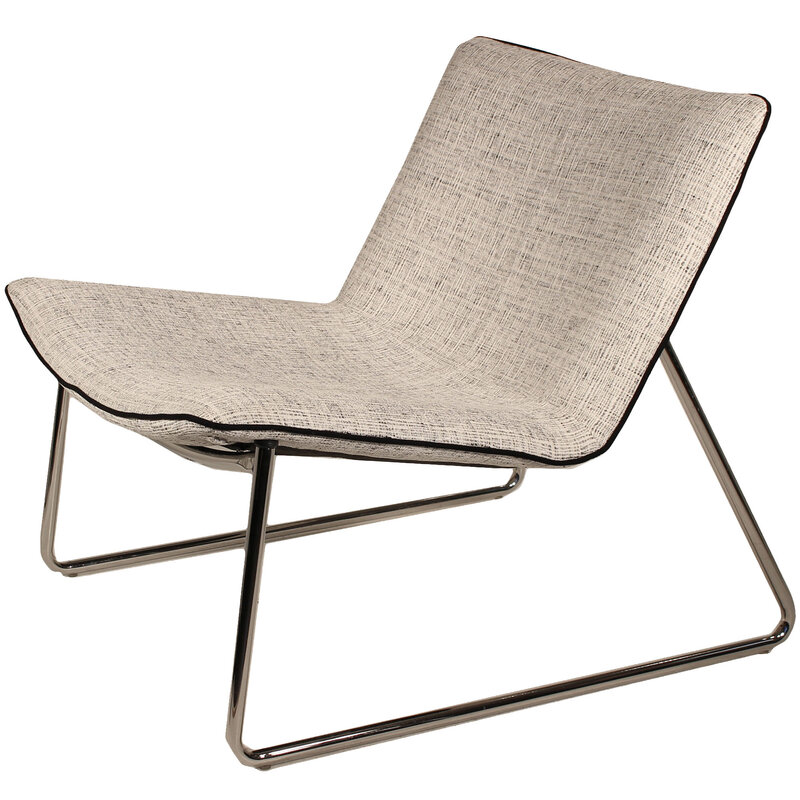 Busetto P202 <p>Modern armchair with metal sled base, available only chromed finish 1