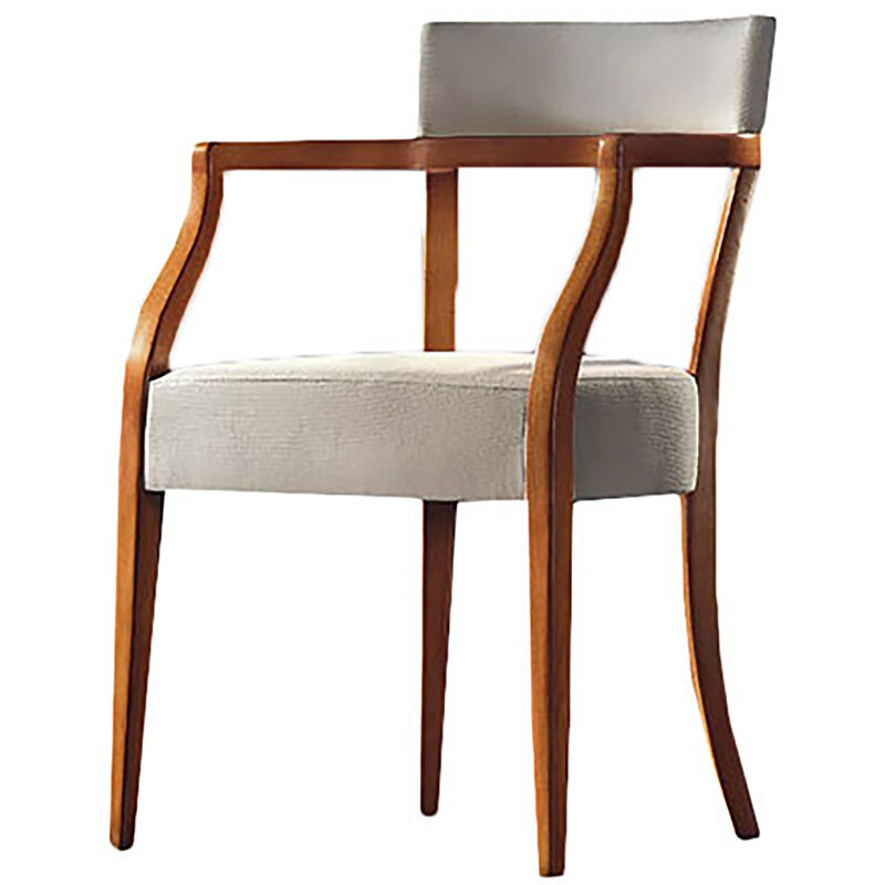 Busetto P419 Classical chair with armrest made in solid beech wood, available in a choice of finishes 1