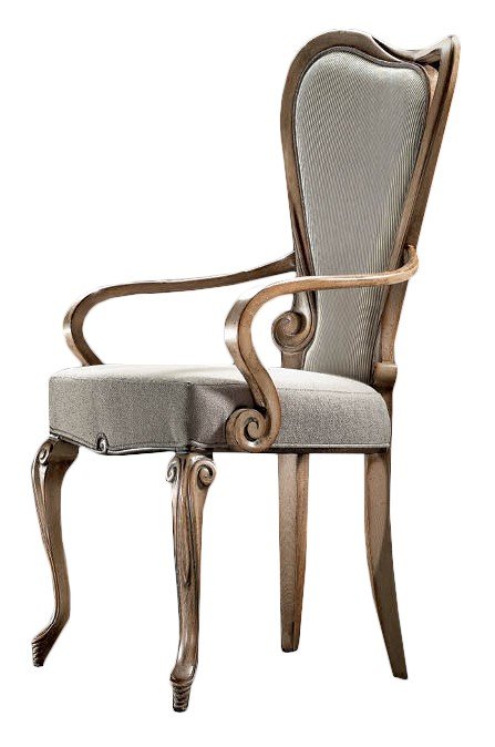 Busetto S745A Classical chair  with armrest in solid beech wood, available in a choice of finishes 1