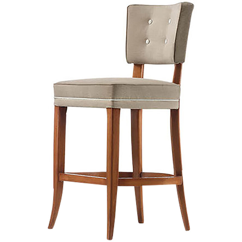 Busetto S758S Classical barstool in solid beech wood, available in a choice of finishes 1