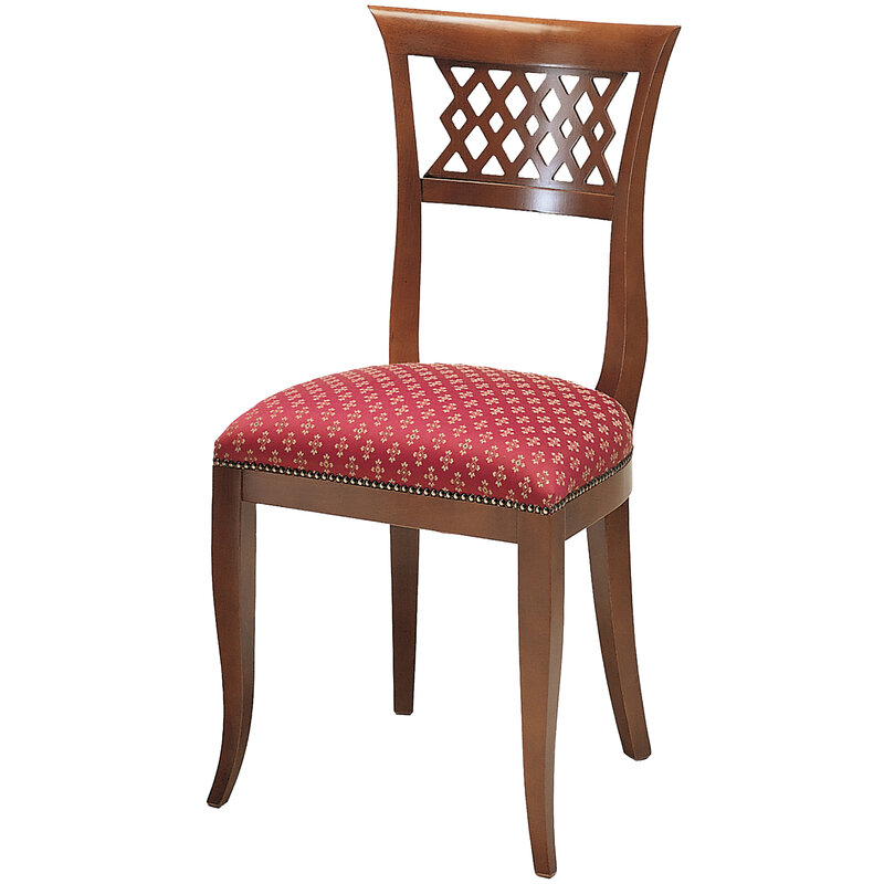 Busetto S605L Sedia dal design classico in massello di faggio, verniciatura personalizzabile in tinte da campionario 1