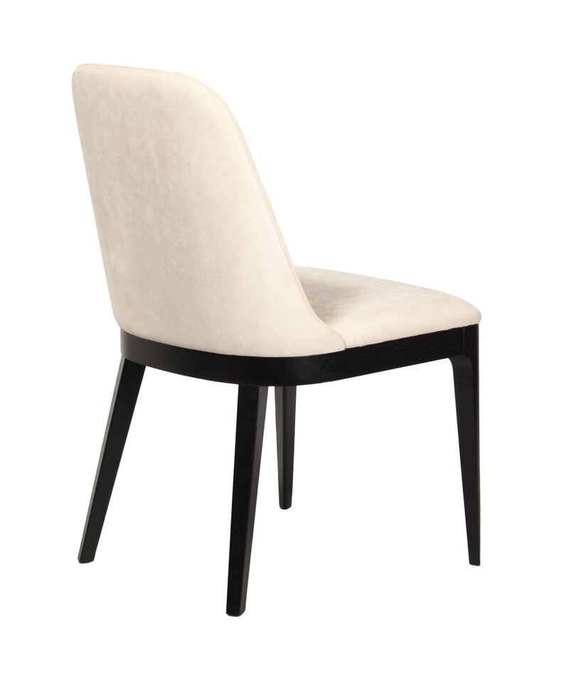 Busetto S030 Modern chair with solid beech or ash wood legs 4