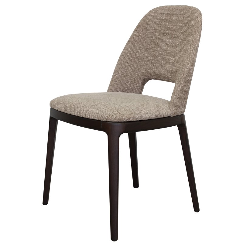 Busetto S035F Modern chair with solid beech or ash wood legs 1