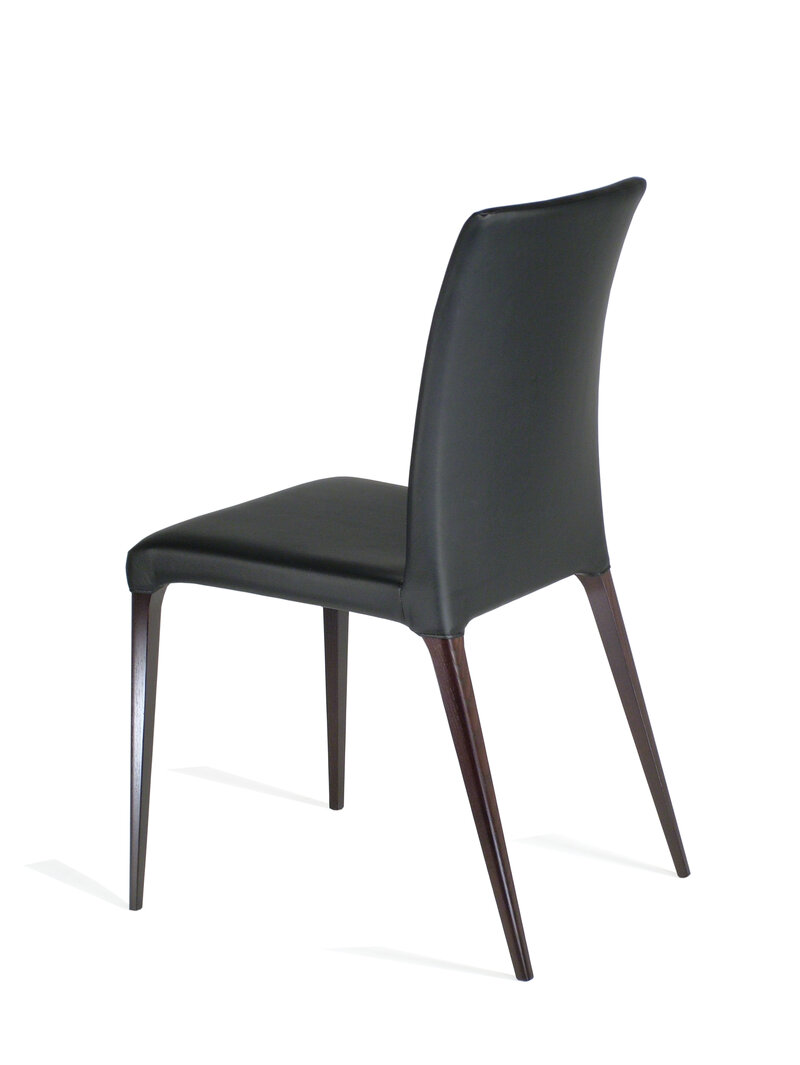 Busetto S048 Modern chair with solid beech or ash wood legs 3