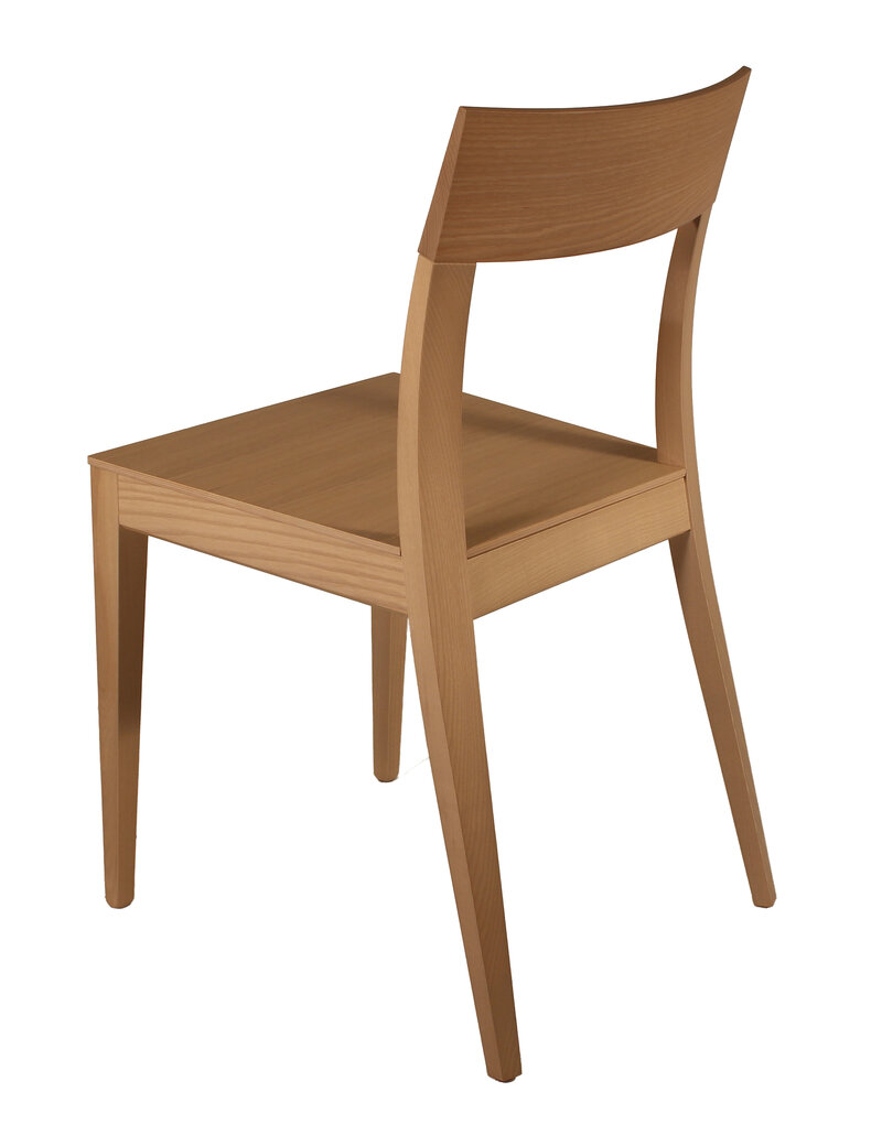 Busetto S090L <p>Contemporary chair in ash or beech solid wood with ash or beech plywood seat, available in a choice of finishes 3