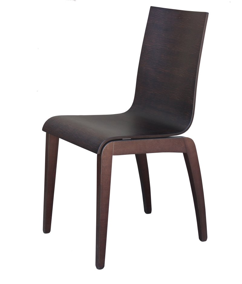 Busetto S120L Modern ash wood chair, available in a choice of finishes 1