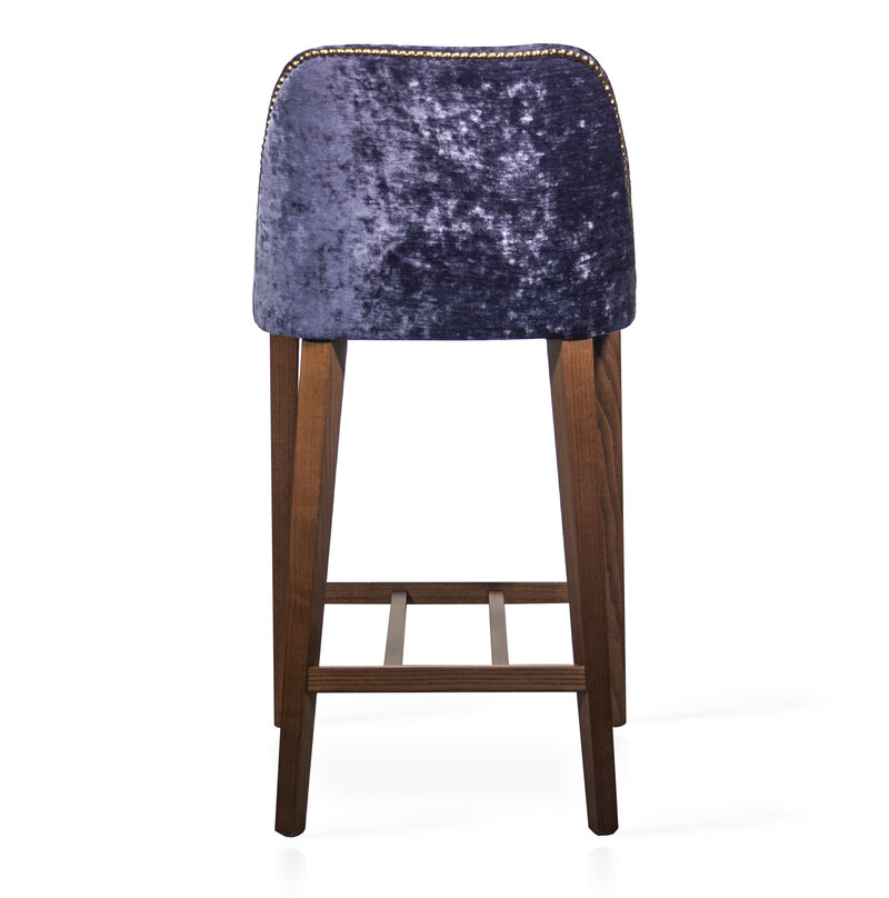 Busetto P026S Modern solid beech wood barstool, available in a choice of finishes 4