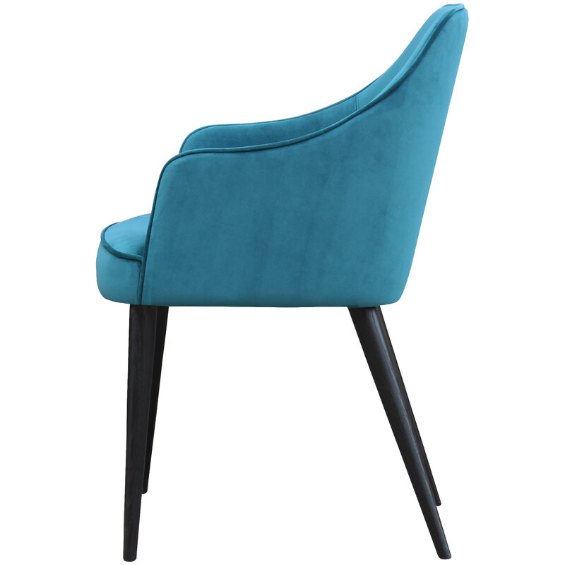 Busetto S025A Poltroncina con braccioli dal design moderno in massello di faggio o frassino 4