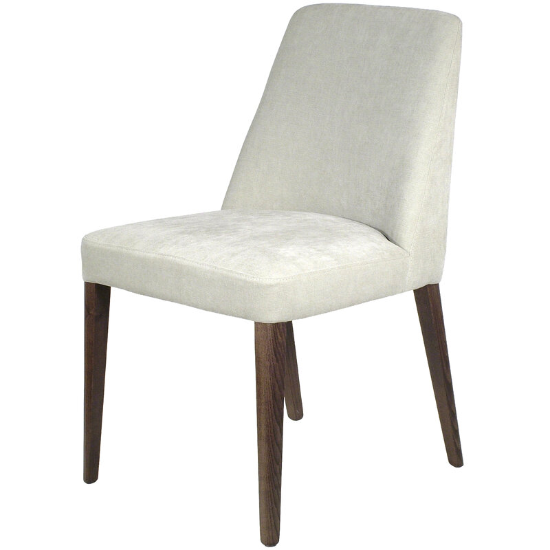 Busetto S054P Modern chair with solid beech or ash wood legs 1