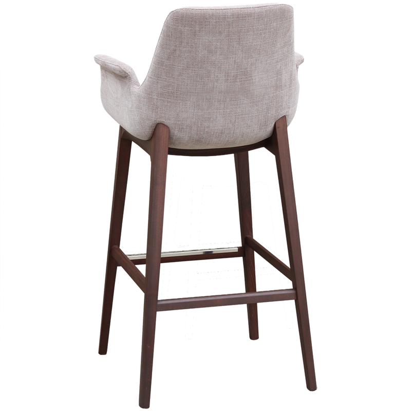 Busetto S062S-P005 <p>Sgabello moderno in massello di faggio o frassino 4