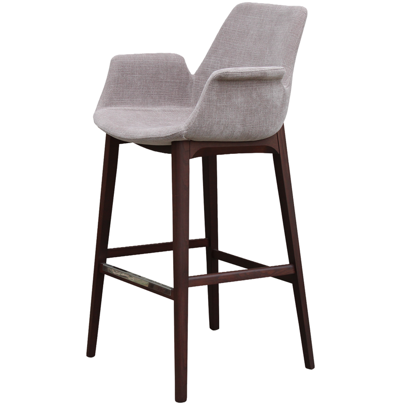 Busetto S062S-P005 <p>Sgabello moderno in massello di faggio o frassino 1