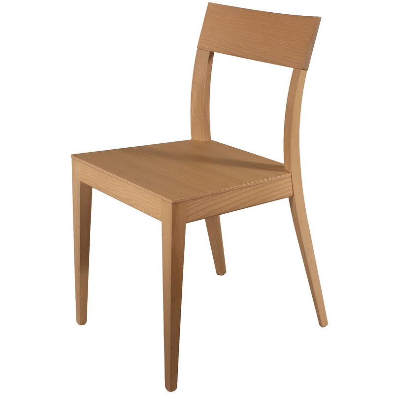 Busetto S090L Sedia dallo stile contemporaneo in massello di faggio o frassino 1