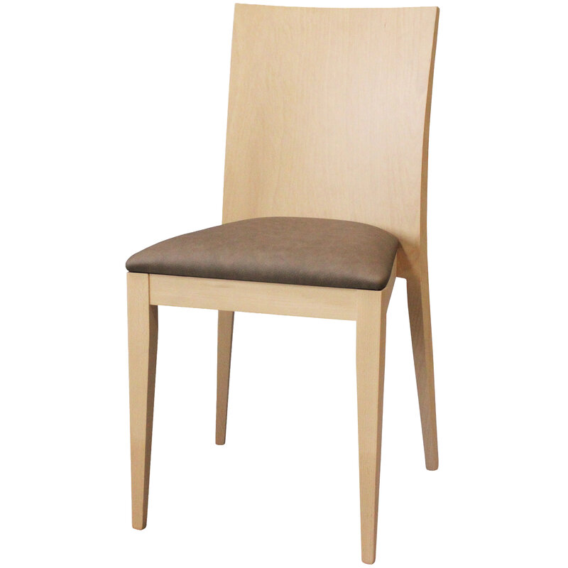 Busetto S114IMQ Contemporary chair made in solid beech wood 1