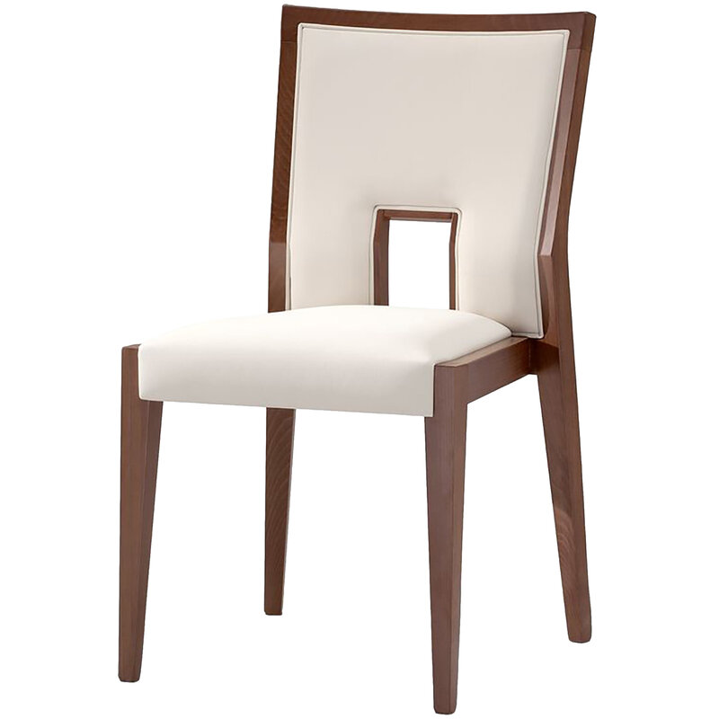 Busetto S195 Stackable contemporary chair made in solid beech wood, available in a choice of finishes 1