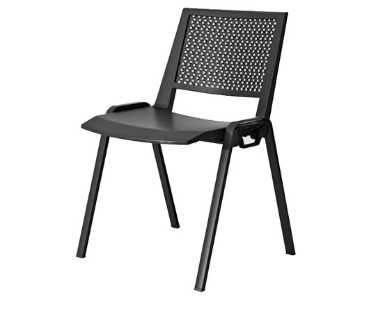 Busetto S534 <p><strong>ATTENZIONE: SEDIA DISPONIBILE PER ORDINI MULTIPLI DI 12 PEZZI.</strong> Sedia dallo stile moderno con basamento in metallo cromato, nero o verniciato grigio chiaro 1