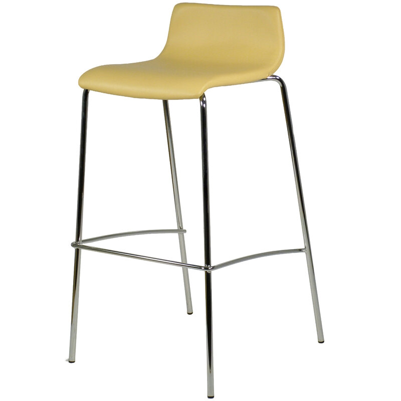 Busetto S407S <p><strong>ATTENZIONE: MODELLO DISPONIBILE PER QUANTITA' MINIMA DI 50 PEZZI.</strong> Sgabello moderno con basamento in metallo cromato 1